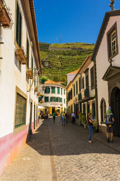 Pohled Město Camara Lobos Nedaleko Funchal Madeira Portugalsko — Stock fotografie