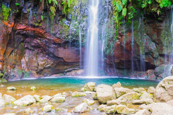 Levada Das Fontes Levada Risco Madeira Island Portugal — Stock Photo, Image