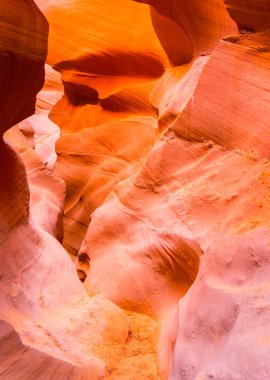 Arizona, ABD 'deki Navajo Bölgesi yakınlarındaki Antilop Kanyonu.