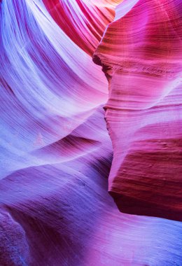 Arizona, ABD 'deki Navajo Bölgesi yakınlarındaki Antilop Kanyonu.