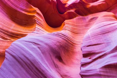 Arizona, ABD 'deki Navajo Bölgesi yakınlarındaki Antilop Kanyonu.