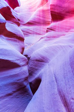 Arizona, ABD 'deki Navajo Bölgesi yakınlarındaki Antilop Kanyonu.