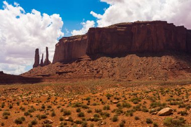 Arizona ve Utah sınırındaki Anıt Vadisi, ABD