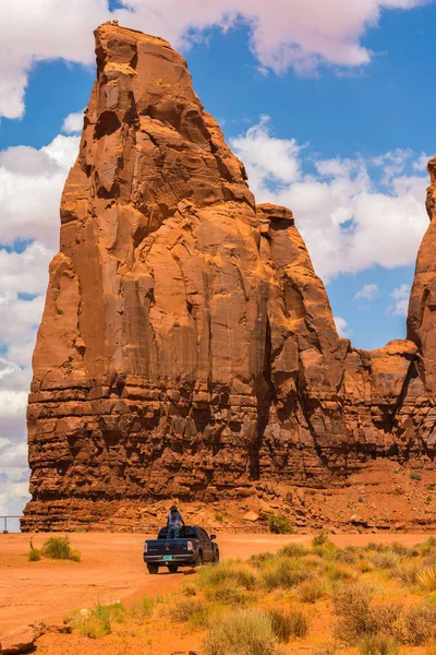 Monument Valley Frontière Entre Arizona Utah États Unis — Photo