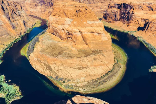 Подкова Реки Колорадо Глен Каньоне Аризона Сша — стоковое фото