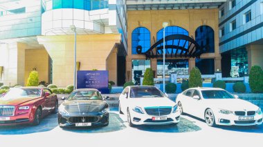 Palm Jumeirah, Dubai, Birleşik Arap Emirlikleri, 29 Ocak 2020: The Palm Hotel, Palm Jumeirah, Dubai, Birleşik Arap Emirlikleri