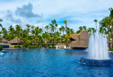 Bavaro Sahili, Punta Cana, Dominik Cumhuriyeti, 8 Kasım 2017: Barcelo Bavaro Sahili Tatil Köyü, Punta Cana, Dominik