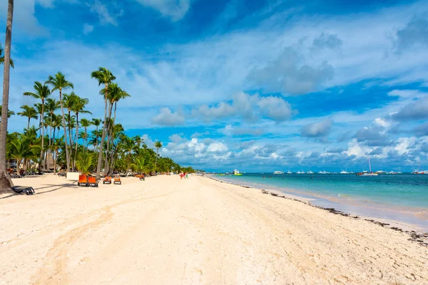 Karayip Deniz Manzarası Bavaro Plajı Punta Cana Dominik Cumhuriyeti — Stok fotoğraf