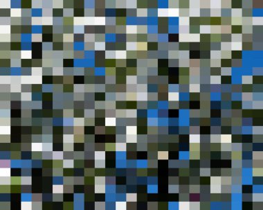 arkaplan ve kareler farklı renklerde