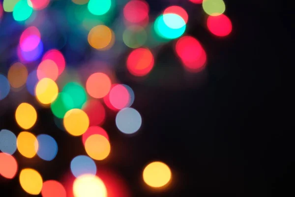 Defocused absztrakt tarka bokeh fények háttér. Magic robbanás csillag részecskék — Stock Fotó