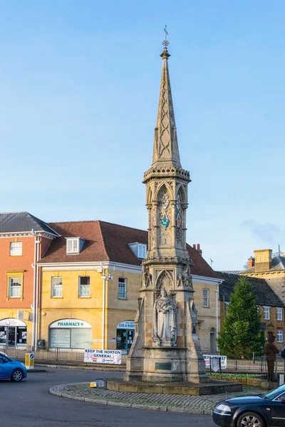 A famosa cruz em Banbury . — Fotografia de Stock