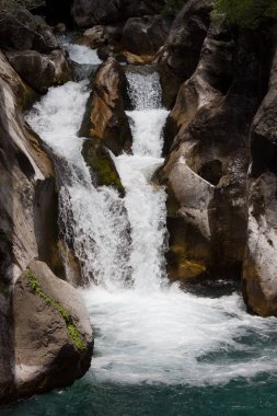 Alanya dağlarında kanyon ve şelaleler, Türkiye, Sapadere. Th güzel bir yolculuk