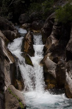 Alanya dağlarında kanyon ve şelaleler, Türkiye, Sapadere. Th güzel bir yolculuk