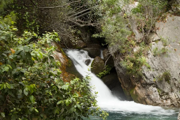 Canyon Waterfalls Mountains Alanya Turkey Sapadere Beautiful Journey — Stock Photo, Image