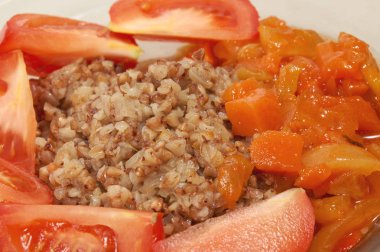 Buğday Vejeteryan sebze yemek