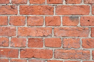 Eski kırmızı tuğla duvar arkaplan dokusu
