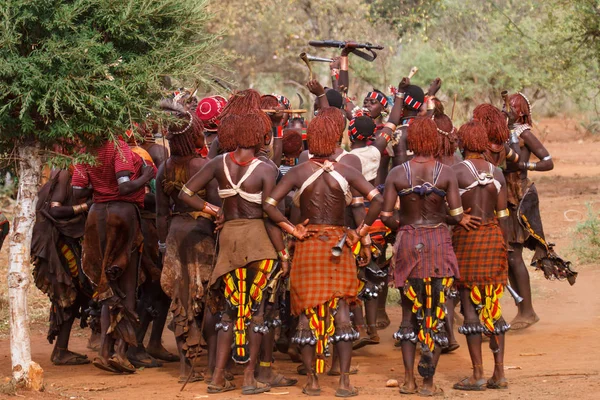 Turmi Omo River Valley Äthiopien Dezember 2010 Hamar Damen Ihrem — Stockfoto