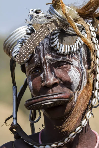 Mago National Park Omo River Valley Etiopien December 2010 Porträtt — Stockfoto