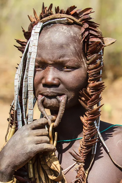 Mago National Park Omo River Valley Etiópia Dezembro 2010 Retrato — Fotografia de Stock