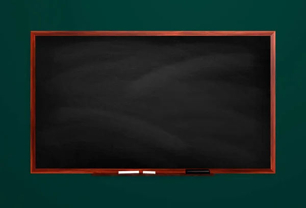 Black Board Green Background — Stock Photo, Image