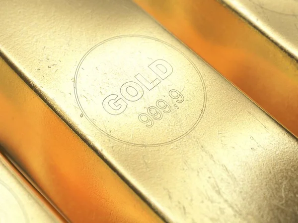 Gold Bar Fine Gold — Stockfoto