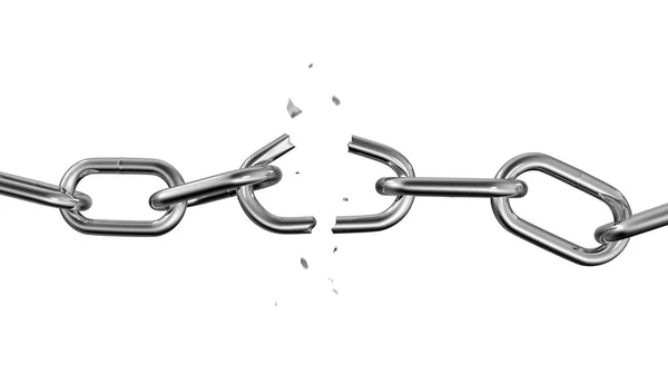 Broken Chain Freedom Concept — Stock Photo, Image