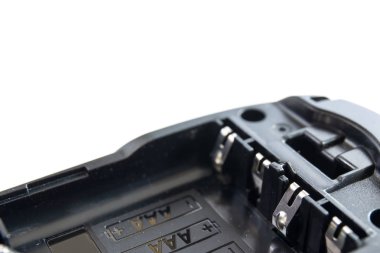 Pili soketine walky geveze aaa alkalin ayrı tut moduyla arka plan üzerinde boyutu