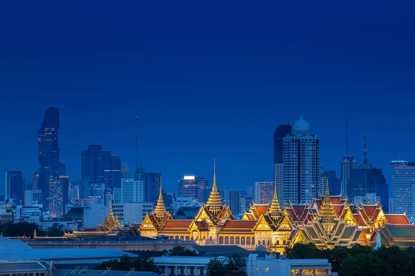 Aerial View Royal Grand Palace Bangkok Thailand Luxury Skyline Condo — Stock Photo, Image