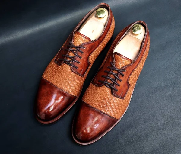 Fotografado Oficina Hayrapetyan Brothers Formal Sapatos Para Homens — Fotografia de Stock