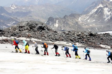 Elbruz dağına çıkış
