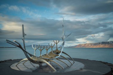 Reykjavik Sun Voyager güzel bir geç öğleden sonra