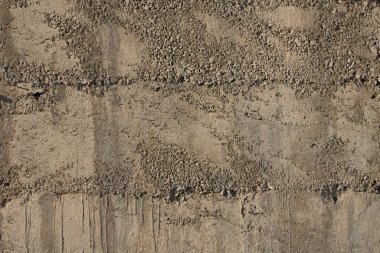 . Beton duvar arkaplanı ve dizayn için doku. Eski kirli doku, gri beton duvar