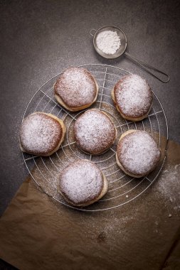 Berliner çörek Avrupa çörek tradicional ekmek faschi için