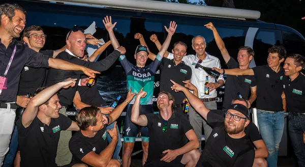 Roma Italy May 2018 Whole Bora Hansgrohe Team Celebrate Victory — Stock Photo, Image