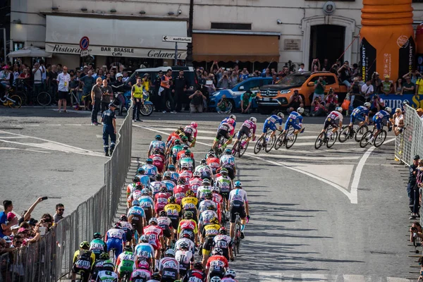 Roma Italia Mayo 2018 Grupo Ciclistas Profesionales Las Calles Roma — Foto de Stock