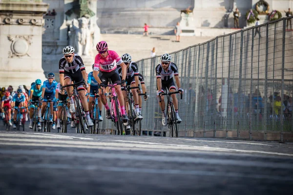 Roma Italie Mai 2018 Groupe Cyclistes Professionnels Avec Chris Froome — Photo