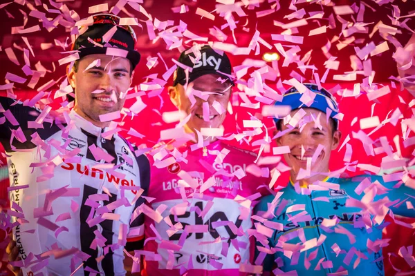 Roma Italië Mei 2018 Chris Froome Tom Dumoulin Miguel Angel — Stockfoto