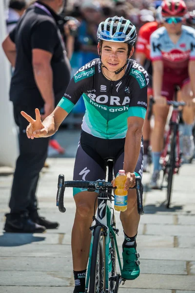 Venaria Reale Italie Mai 2018 Davide Formolo Bora Hansgrohe Team — Photo