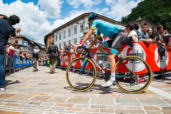 Tolmezzo Itálie Května 2018 Profesionální Cyklistika Krátce Před Těžké Montain — Stock fotografie