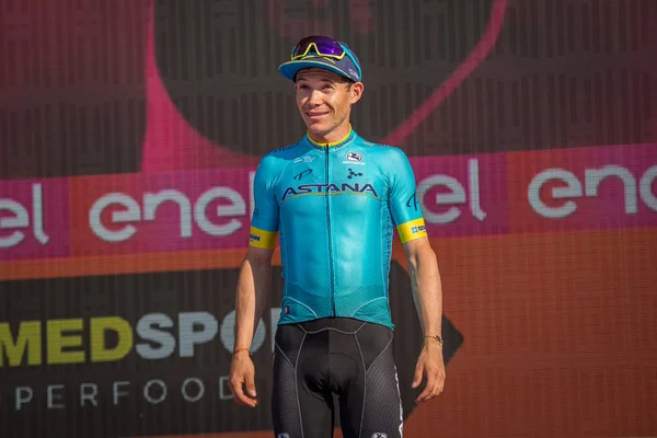 Verona Itália Junho 2019 Miguel Ngel Lpez Astana Team Camisa — Fotografia de Stock