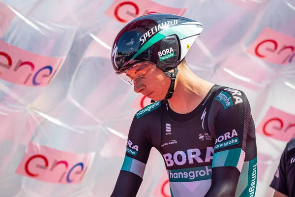 Verona Itália Junho 2019 Davide Formolo Bora Hansgrohe Team Sorria — Fotografia de Stock