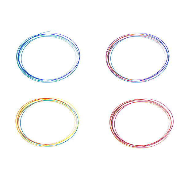 Circles. Hand drawn. Vector illustration