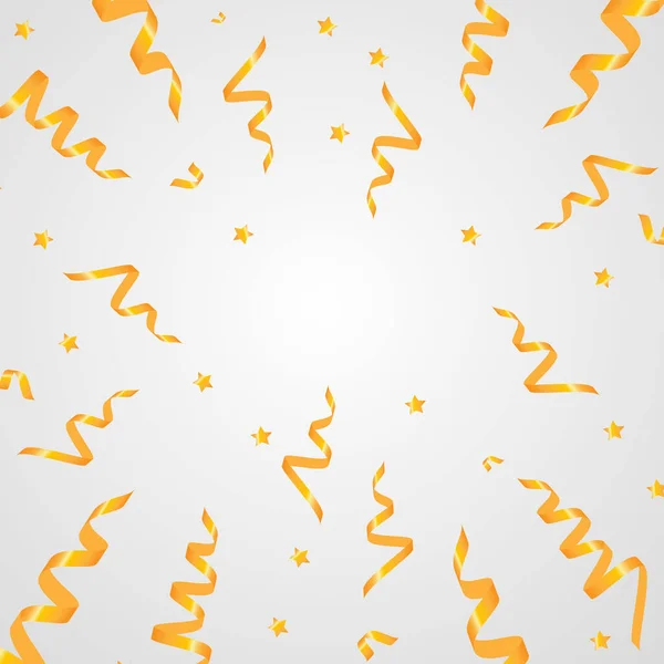Confettis Argent Illustration Vectorielle Vacances Confettis Brillants Festive Décorative Tinsel — Image vectorielle