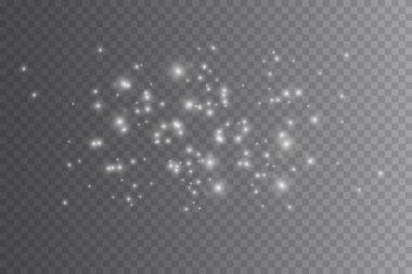 Toz kıvılcımları ve altın yıldızlar özel ışıkla parlar.. 