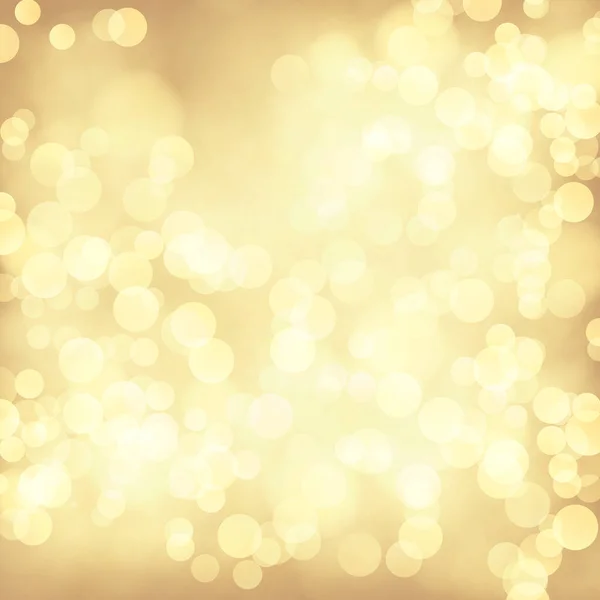 Bokeh Ouro Fundo Festivo Abstrato Luz Natal Dourada Brilhar Feriado —  Vetores de Stock