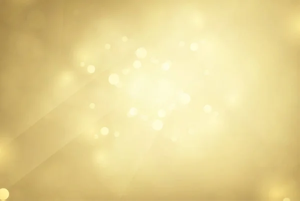 Gold Bokeh Abstrakten Festlichen Hintergrund Goldenes Weihnachtslicht Leuchtet Hell Urlaub — Stockvektor