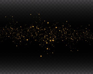Siyah üzerine parlak altın sihirli ışık. Doku arka planı siyah-beyaz ya da gümüş parıltılı ve Noel için zarif. Parlak altın tozu, ışıltılı efekt