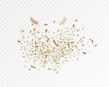 Soyut arka plan partisi gümüş konfetiyi kutluyor.