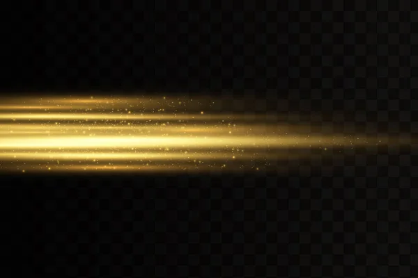 Effet Lumière Doré Élégant — Image vectorielle