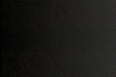 Altın parıltılı soyut vektör arkaplanı. Siyah arkaplandaki parlak odaklanmış altın bokeh ışıkları. Kart, el ilanı, davetiye, pankart, fiş, pankart için şenlikli altın arkaplan.